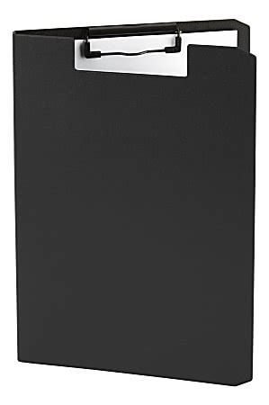 note 9 metal clip in box|Office Depot® Brand Privacy Clipboard, 9.